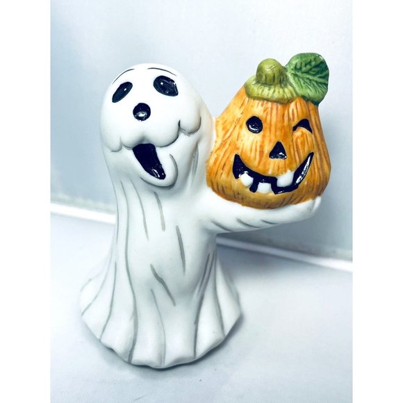 Ghost With Jack-o-lantern Trick Or Treating Young’s Halloween Collection 14601 - Picture 1 of 8